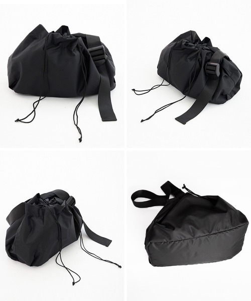 Miniministore（ミニミニストア）の「ショルダーバッグ 大容量 ナイロン鞄 黒（ショルダーバッグ・レディース・ブラック・FREE）」の7枚目の写真