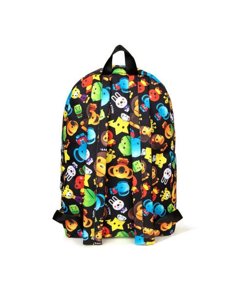 A BATHING APE(アベイシングエイプ)の「MILO 3D ALL PRINT PATTERN LARGE BACKPACK(バックパック/リュック・メンズ・ブラック・FREE)」の3枚目の写真