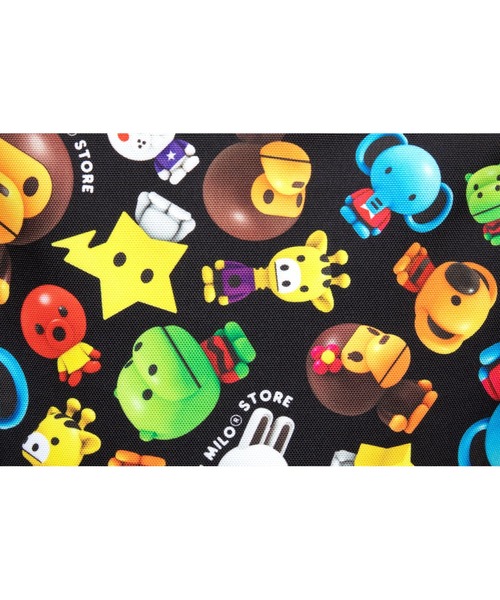 A BATHING APE(アベイシングエイプ)の「MILO 3D ALL PRINT PATTERN LARGE BACKPACK(バックパック/リュック・メンズ・ブラック・FREE)」の5枚目の写真