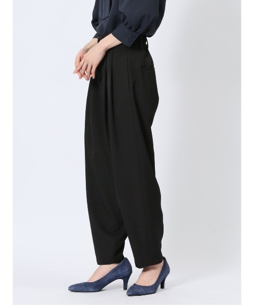 m.f.editorial（エムエフエディトリアル）の「【ストレッチ ウォッシャブル】m.f.エディトリアル レディース カーブパンツ(選べる2レングス)（その他パンツ・レディース・ブラック/ネイビー/グレー・MEDIUM/LARGE）」の12枚目の写真