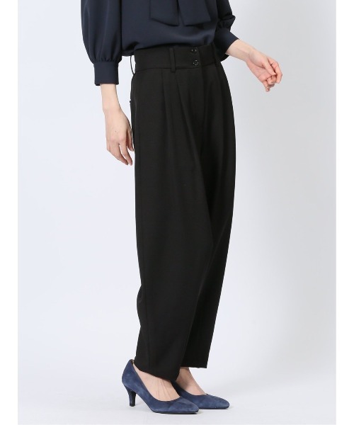 m.f.editorial（エムエフエディトリアル）の「【ストレッチ ウォッシャブル】m.f.エディトリアル レディース カーブパンツ(選べる2レングス)（その他パンツ・レディース・ブラック/ネイビー/グレー・MEDIUM/LARGE）」の14枚目の写真