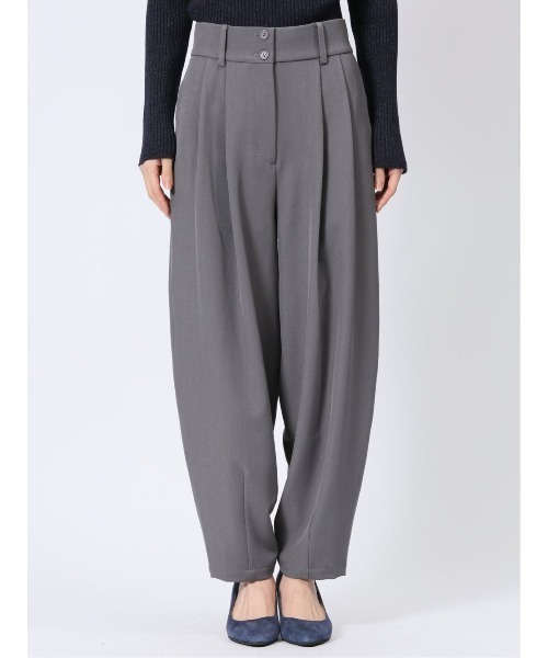 m.f.editorial（エムエフエディトリアル）の「【ストレッチ ウォッシャブル】m.f.エディトリアル レディース カーブパンツ(選べる2レングス)（その他パンツ・レディース・ブラック/ネイビー/グレー・MEDIUM/LARGE）」の18枚目の写真