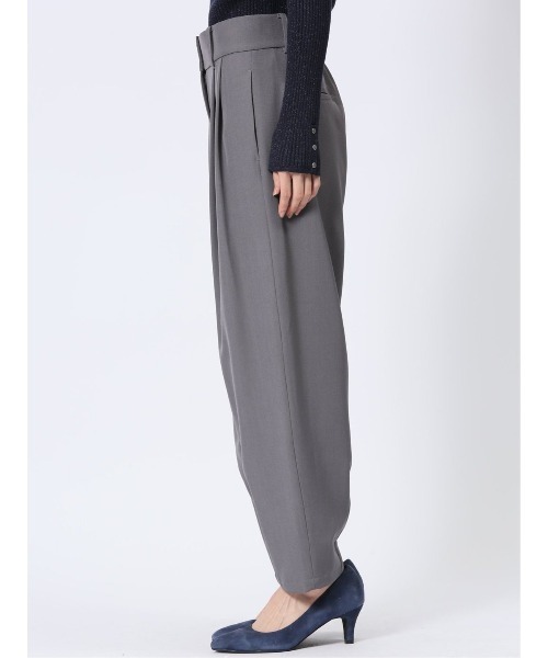 m.f.editorial（エムエフエディトリアル）の「【ストレッチ ウォッシャブル】m.f.エディトリアル レディース カーブパンツ(選べる2レングス)（その他パンツ・レディース・ブラック/ネイビー/グレー・MEDIUM/LARGE）」の19枚目の写真