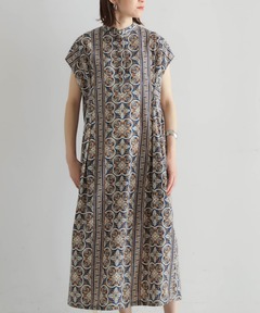 nombre impair vintage line ワンピース NOMBRE IMPAIR ワンピース スケッチフラワーPT バンドカラー