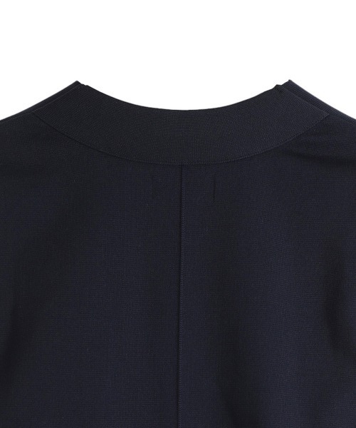 BALLAST ARK（バラストアーク）の「BALLAST ARK / バラストアーク：ECO BLUE KNIT JACKET：BA11-KJ01[AST]（ノーカラージャケット・メンズ・ネイビー/チャコール・L/M）」の22枚目の写真
