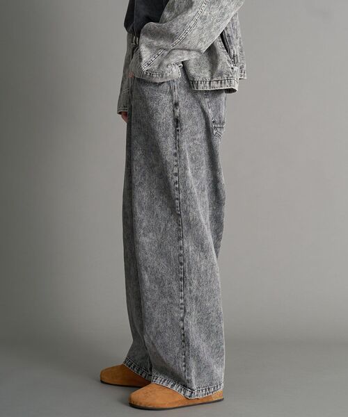 CRAFT STANDARD BOUTIQUE(クラフトスタンダードブティック)の「デニムバギーパンツ(デニムパンツ・メンズ・ブラック/インディゴブルー・L/M/XL)」の13枚目の写真