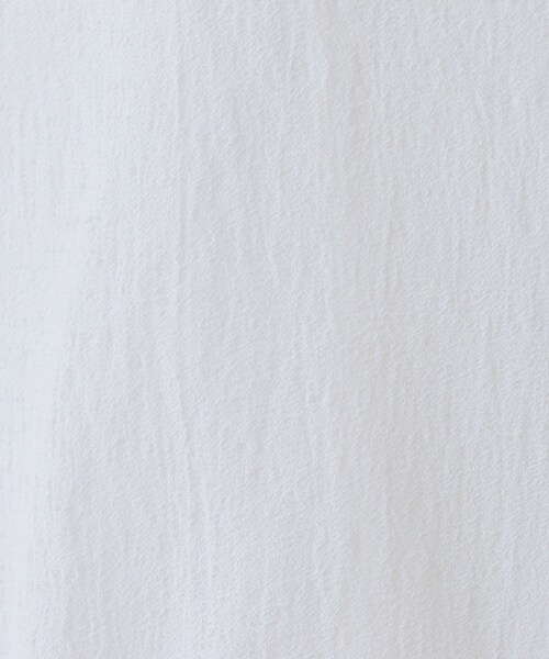 INDIVI（インディヴィ）の「【洗える／凹凸素材】ドロストデザインショート丈ブルゾン（ブルゾン・レディース・ホワイト/ブラック・38/34/05/15 /13）」の7枚目の写真