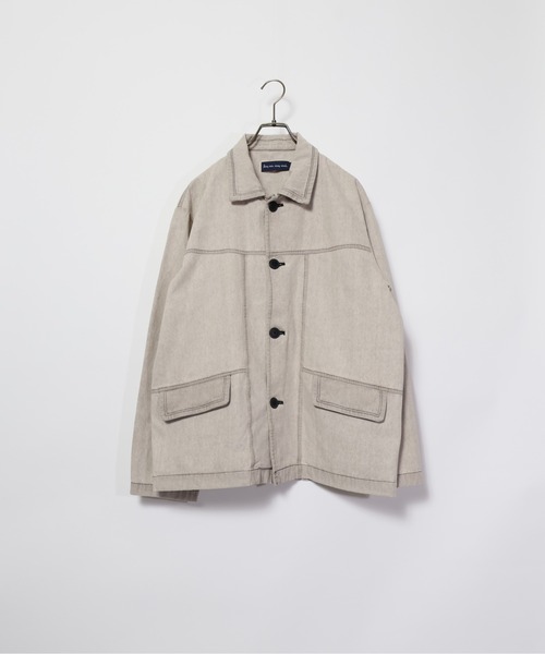 many men many mind(メニーメンメニーマインド)の「many men many mind /8ozデニム カバーオール、トラウザーパンツ セットアップ(セットアップ・メンズ・ブラック/ネイビー/グレー・MEDIUM/LARGE)」の21枚目の写真