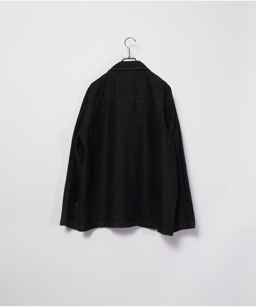 many men many mind(メニーメンメニーマインド)の「many men many mind /8ozデニム カバーオール、トラウザーパンツ セットアップ(セットアップ・メンズ・ブラック/ネイビー/グレー・MEDIUM/LARGE)」の5枚目の写真