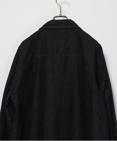 many men many mind(メニーメンメニーマインド)の「many men many mind /8ozデニム カバーオール、トラウザーパンツ セットアップ(セットアップ・メンズ・ブラック/ネイビー/グレー・MEDIUM/LARGE)」の9枚目の写真