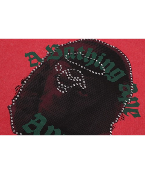 GARMENT DYE RHINESTONE APE HEAD RELAXED FIT TEE（Tシャツ