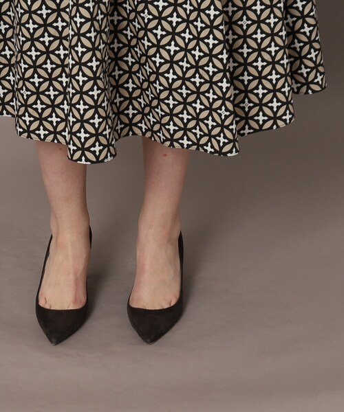 DRESSTERIOR（ドレステリア）の「【着映え/洗える】オーバーラップサークルリブニットコンビドレス（ワンピース・レディース・ベージュ系・34/36/38）」の8枚目の写真