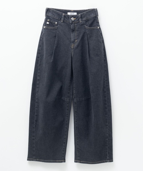 SOMETHING HANA TUCK CURVE PANTS（デニムパンツ）｜SOMETHING