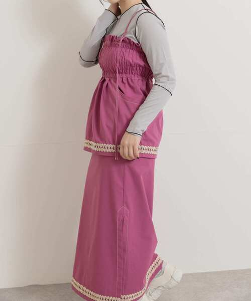 【咲來】miss point　レジメンワンピース cwtch MULTI LAYERED TIGHT SKIRT（ワンピース）｜THE GOODLAND