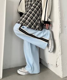 SOLLON.（ソルロン）の「プチレースサイドラインパンツ（スウェットパンツ）」