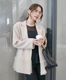 ALORA THE WAY（アロラザウェイ）の「tulle peplum jacket（テーラードジャケット）」