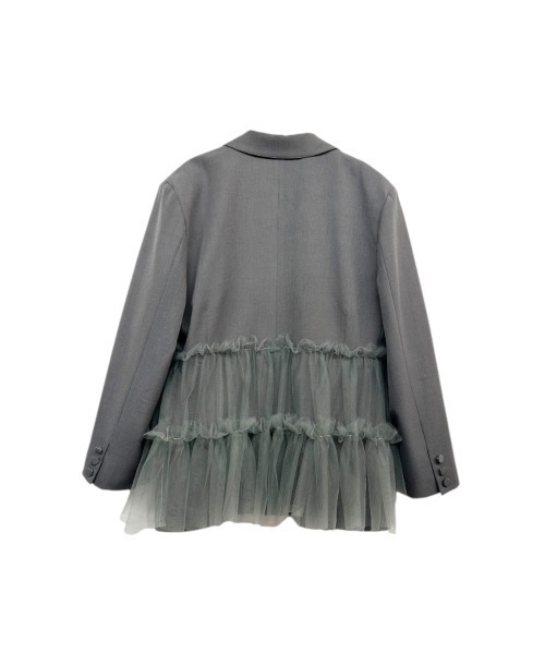 セール】tulle peplum jacket（テーラードジャケット）｜HONEY MI