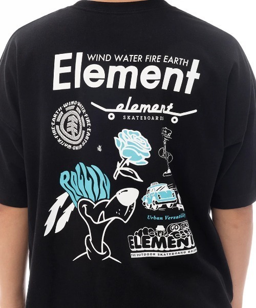 ELEMENT（エレメント）の「ELEMENT メンズ AGE OF SS Tシャツ 【2025年春夏モデル】/エレメントバックプリント半袖Tシャツ（Tシャツ/カットソー・メンズ・ブラック/ホワイト/グリーン系その他/マルチ・X-LARGE/LARGE/MEDIUM）」の11枚目の写真
