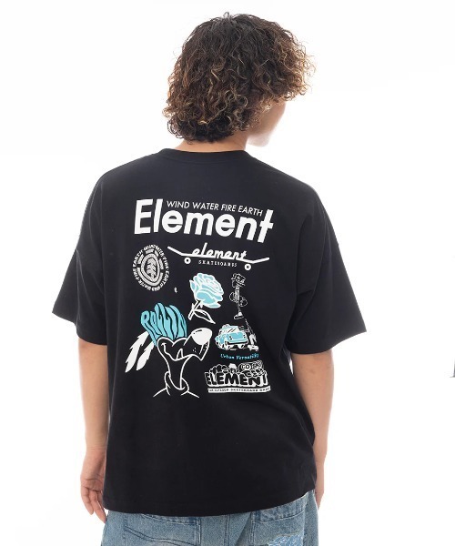 ELEMENT（エレメント）の「ELEMENT メンズ AGE OF SS Tシャツ 【2025年春夏モデル】/エレメントバックプリント半袖Tシャツ（Tシャツ/カットソー・メンズ・ブラック/ホワイト/グリーン系その他/マルチ・X-LARGE/LARGE/MEDIUM）」の10枚目の写真