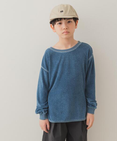 URBAN RESEARCH DOORS（アーバンリサーチドアーズ）の「パイルステッチロンTee（Tシャツ/カットソー・キッズ・ネイビー/ブルー・105/120/135/150）」の7枚目の写真