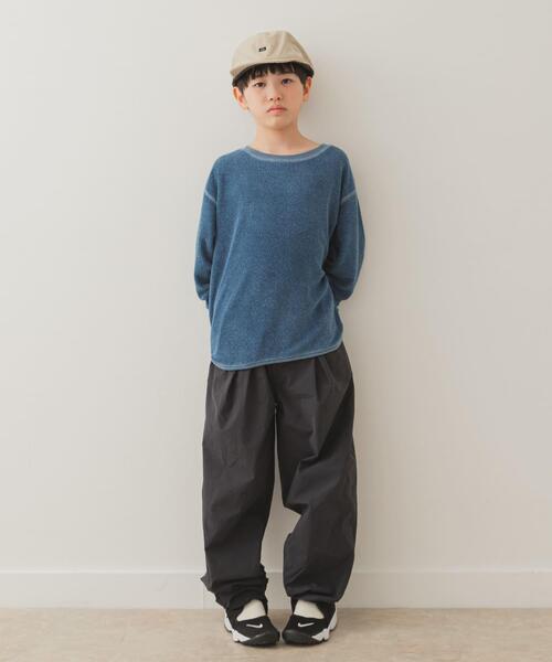 URBAN RESEARCH DOORS（アーバンリサーチドアーズ）の「パイルステッチロンTee（Tシャツ/カットソー・キッズ・ネイビー/ブルー・105/120/135/150）」の8枚目の写真
