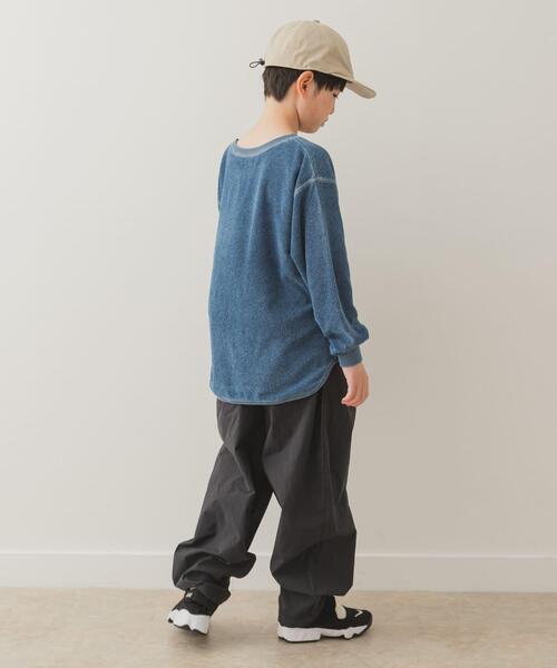 URBAN RESEARCH DOORS（アーバンリサーチドアーズ）の「パイルステッチロンTee（Tシャツ/カットソー・キッズ・ネイビー/ブルー・105/120/135/150）」の10枚目の写真