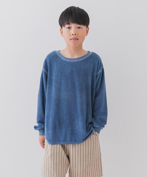 URBAN RESEARCH DOORS（アーバンリサーチドアーズ）の「パイルステッチロンTee（Tシャツ/カットソー・キッズ・ネイビー/ブルー・105/120/135/150）」の12枚目の写真