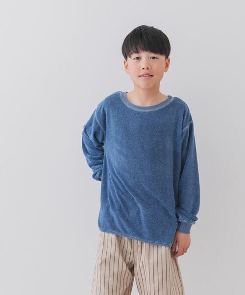URBAN RESEARCH DOORS（アーバンリサーチドアーズ）の「パイルステッチロンTee（Tシャツ/カットソー・キッズ・ネイビー/ブルー・105/120/135/150）」の13枚目の写真