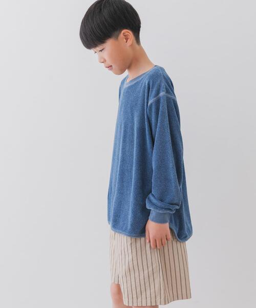 URBAN RESEARCH DOORS（アーバンリサーチドアーズ）の「パイルステッチロンTee（Tシャツ/カットソー・キッズ・ネイビー/ブルー・105/120/135/150）」の14枚目の写真