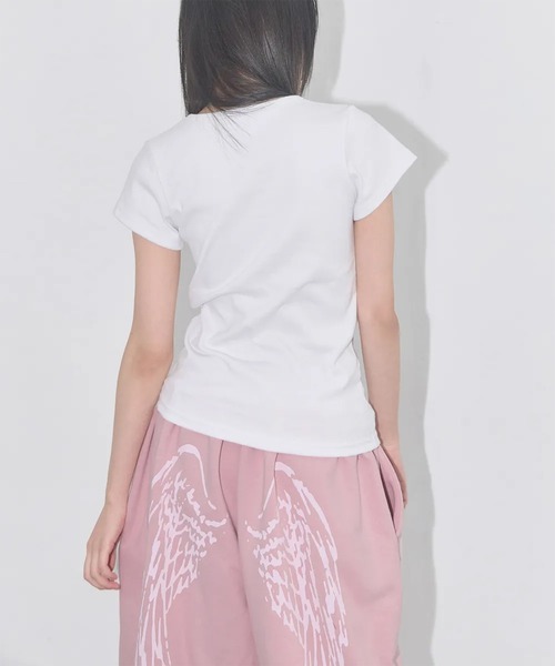 FANCY CLUB（ファンシークラブ）の「A'GEM/9 × .kom 『 FANCY CLUB/ファンシークラブ』 ANGEL VINTAGE SWEATPANTS/エンジェルビンテージ スウェット パンツ（スウェットパンツ・レディース・グレー/ライトブルー/ブラック/ピンク/チャコールグレー・FREE）」の16枚目の写真