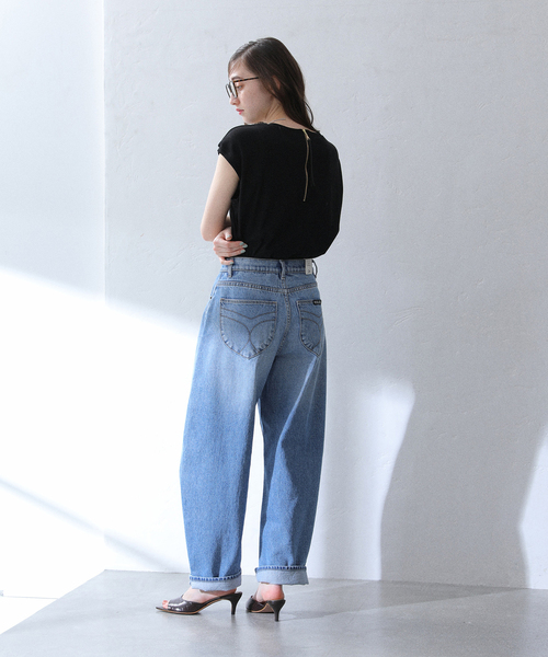 La TOTALITE(ラトータリテ)の「【洗える】接触冷感フレンチカットソー(Tシャツ/カットソー・レディース・ホワイト/ブラック/サックスブルー/チャコールグレー・FREE)」の8枚目の写真