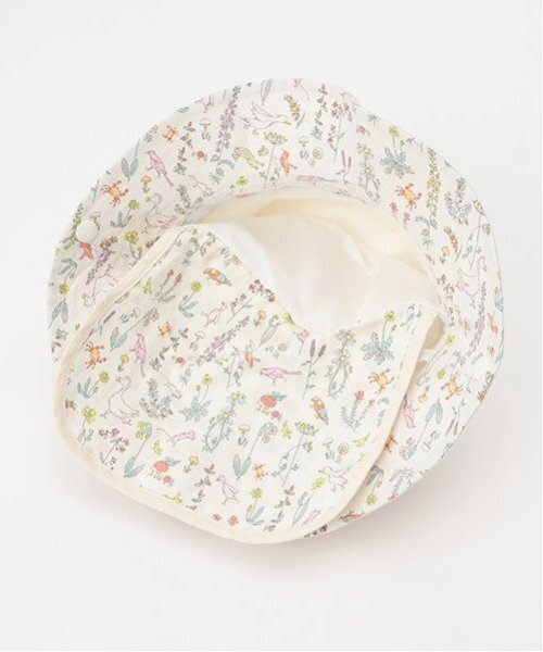 sense of wonder（センスオブワンダー）の「【オーガニック】リバティBOYS日除け帽子（ハット・キッズ・ネイビー/ブルー/ホワイト系・48-50cm/52-54cm/50-52cm）」の8枚目の写真