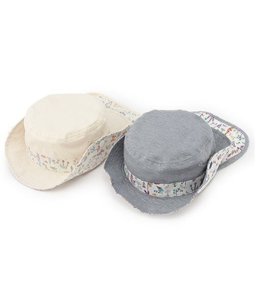 sense of wonder（センスオブワンダー）の「【オーガニック】リバティBOYS日除け帽子（ハット・キッズ・ネイビー/ブルー/ホワイト系・48-50cm/52-54cm/50-52cm）」の13枚目の写真