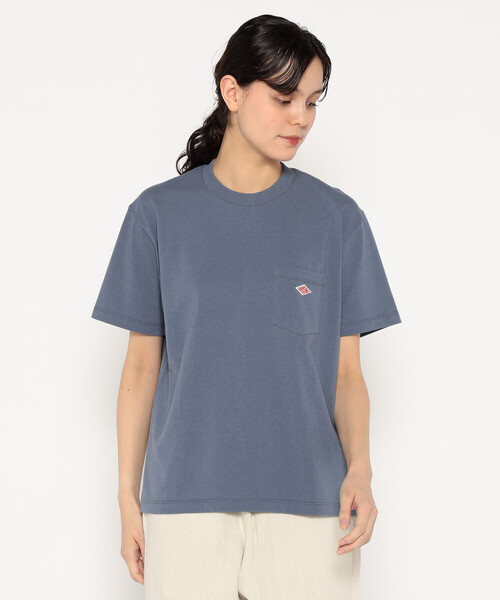 DANTON（ダントン）の「WOMEN'S SHORT SLEEVE POCKET T-SHIRT PLAIN（Tシャツ/カットソー・レディース・ホワイト/ライトグレー/ブラック/ダークグリーン/ネイビー/ダークグレー/ブルー系その他・S/M/XS）」の7枚目の写真
