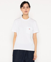 WOMEN'S SHORT SLEEVE POCKET T-SHIRT PLAIN