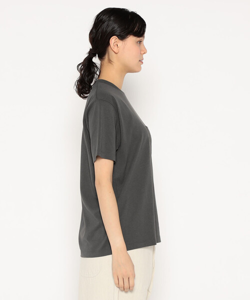 DANTON（ダントン）の「WOMEN'S SHORT SLEEVE POCKET T-SHIRT PLAIN（Tシャツ/カットソー・レディース・ホワイト/ライトグレー/ブラック/ダークグリーン/ネイビー/ダークグレー/ブルー系その他・S/M/XS）」の15枚目の写真