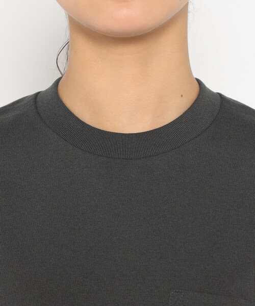 DANTON（ダントン）の「WOMEN'S SHORT SLEEVE POCKET T-SHIRT PLAIN（Tシャツ/カットソー・レディース・ホワイト/ライトグレー/ブラック/ダークグリーン/ネイビー/ダークグレー/ブルー系その他・S/M/XS）」の12枚目の写真