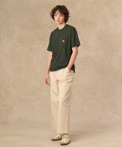 DANTON（ダントン）の「WOMEN'S SHORT SLEEVE POCKET T-SHIRT PLAIN（Tシャツ/カットソー・レディース・ホワイト/ライトグレー/ブラック/ダークグリーン/ネイビー/ダークグレー/ブルー系その他・S/M/XS）」の20枚目の写真