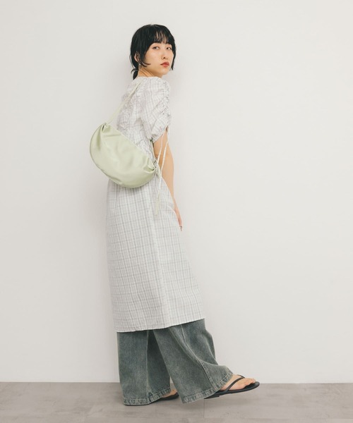 KBF サテンミニショルダーBAG セール】 サテンミニショルダーBAG （ショルダーバッグ