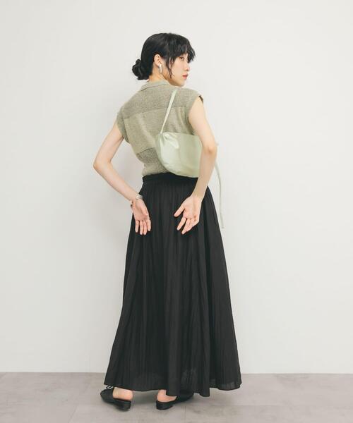 KBF（ケイビーエフ）の「サテンミニショルダーBAG（ショルダーバッグ・レディース・ブラック/ブラウン/ミント・ONE）」の12枚目の写真