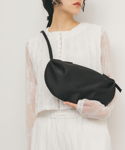 KBF サテンミニショルダーBAG ケービーエフ KBF サテンミニショルダーBAG （MINT