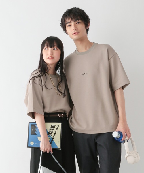 GLOBAL WORK（グローバルワーク）の「ライトクッションクール/ロゴ/半袖/288075（Tシャツ/カットソー・メンズ・カーキ/ミント/ブルー系その他6/ホワイト系その他3/チャコールグレー/ホワイト/ライトベージュ/ホワイト系その他2・X-SMALL/3XL/LARGE/MEDIUM/SMALL/XX-LARGE/X-LARGE）」の6枚目の写真