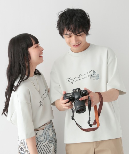 GLOBAL WORK（グローバルワーク）の「ライトクッションクール/ロゴ/半袖/288075（Tシャツ/カットソー・メンズ・カーキ/ミント/ブルー系その他6/ホワイト系その他3/チャコールグレー/ホワイト/ライトベージュ/ホワイト系その他2・X-SMALL/3XL/LARGE/MEDIUM/SMALL/XX-LARGE/X-LARGE）」の4枚目の写真