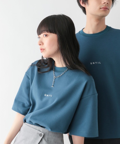 GLOBAL WORK（グローバルワーク）の「ライトクッションクール/ロゴ/半袖/288075（Tシャツ/カットソー・メンズ・カーキ/ミント/ブルー系その他6/ホワイト系その他3/チャコールグレー/ホワイト/ライトベージュ/ホワイト系その他2・X-SMALL/3XL/LARGE/MEDIUM/SMALL/XX-LARGE/X-LARGE）」の8枚目の写真