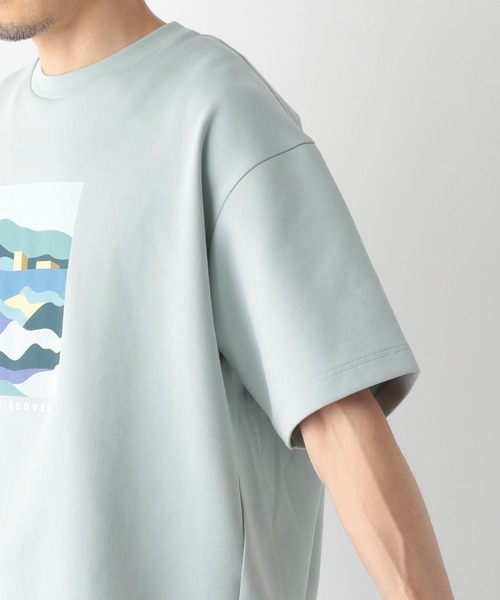 GLOBAL WORK（グローバルワーク）の「ライトクッションクール/ロゴ/半袖/288075（Tシャツ/カットソー・メンズ・カーキ/ミント/ブルー系その他6/ホワイト系その他3/チャコールグレー/ホワイト/ライトベージュ/ホワイト系その他2・X-SMALL/3XL/LARGE/MEDIUM/SMALL/XX-LARGE/X-LARGE）」の11枚目の写真