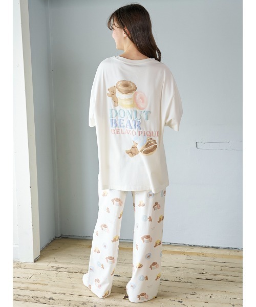 gelato pique（ジェラートピケ）の「ドーナツベアワンポイントT