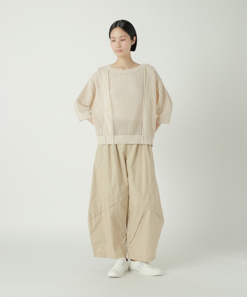 ZUCCa(ズッカ)の「ラミーコットン / ニットプルオーバー / S(ニット/セーター・レディース・オフホワイト/ネイビー・M size)」の5枚目の写真