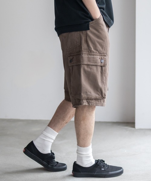 Levi's（リーバイス）の「Levi's 478 BAGGY CARGO SHORTS 001GU（カーゴパンツ・メンズ・ブラウン/ライトブルー・28inch/30inch/32inch/34inch/36inch）」の7枚目の写真