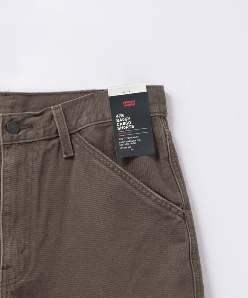 Levi's（リーバイス）の「Levi's 478 BAGGY CARGO SHORTS 001GU（カーゴパンツ・メンズ・ブラウン/ライトブルー・28inch/30inch/32inch/34inch/36inch）」の10枚目の写真