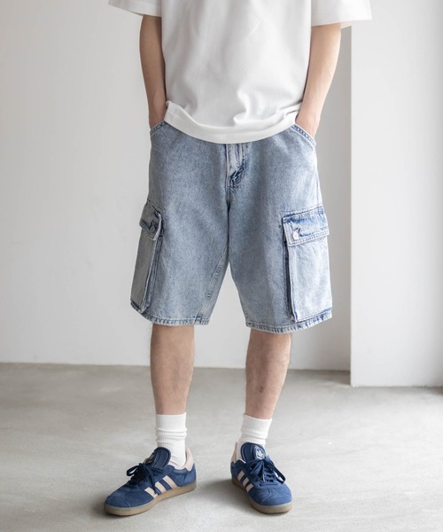 Levi's（リーバイス）の「Levi's 478 BAGGY CARGO SHORTS 001GU（カーゴパンツ・メンズ・ブラウン/ライトブルー・28inch/30inch/32inch/34inch/36inch）」の22枚目の写真